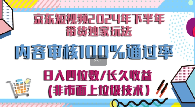 京东逛逛短视频2024下半年带货独家玩儿法，5分钟一条视频